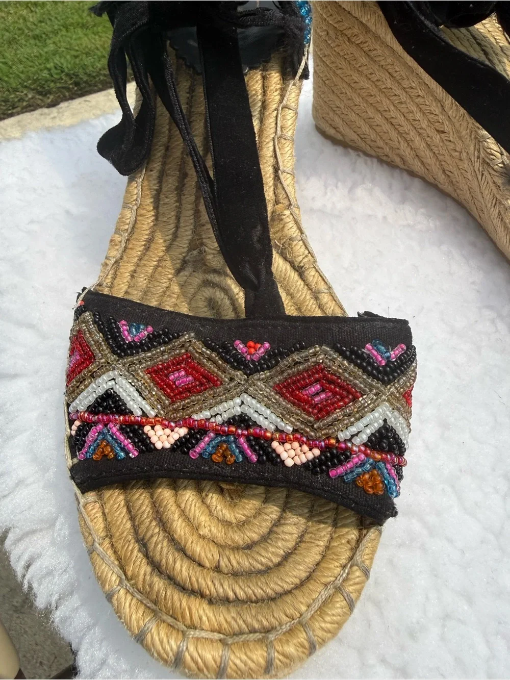Ash espadrille wedges
